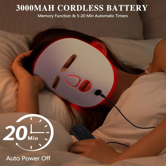 ✅ GlowMuse™ 7-Color LED Light Therapy Mask – Anti-Aging & Acne Care