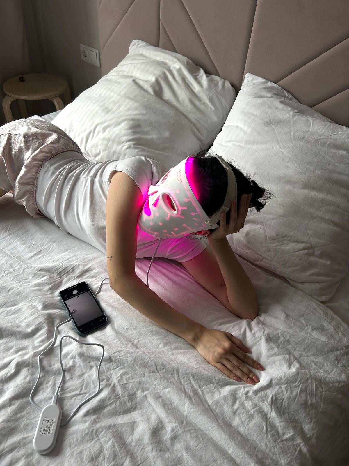 ✅ GlowMuse™ 7-Color LED Light Therapy Mask – Anti-Aging & Acne Care