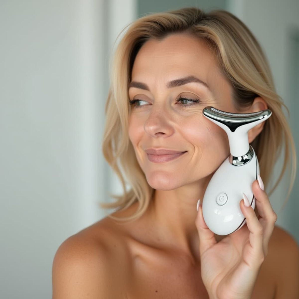 Micro-Current Skin Tightening Device – Professional Face & Neck Lifter